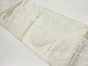 荒波模様織出し袋帯